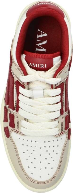 Amiri Sneakers Varsity Skel Top Red Dames