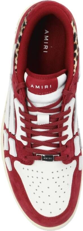 Amiri Sport schoenen Leopard Skel Top Red Heren