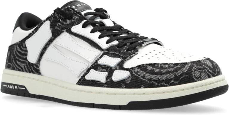 Amiri Sportschoenen Bandama Denim Skel Top Black Heren