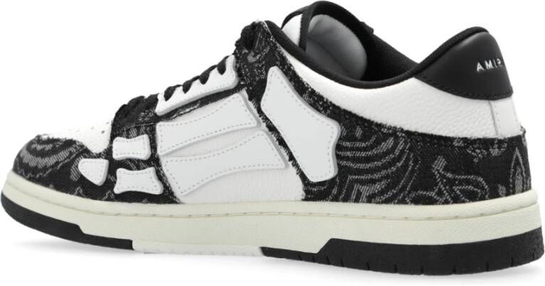 Amiri Sportschoenen Bandama Denim Skel Top Black Heren