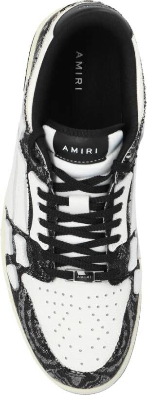 Amiri Sportschoenen Bandama Denim Skel Top Black Heren