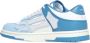 Amiri Blauwe Sneakers Twee-Tone Lage Top Multicolor Heren - Thumbnail 9