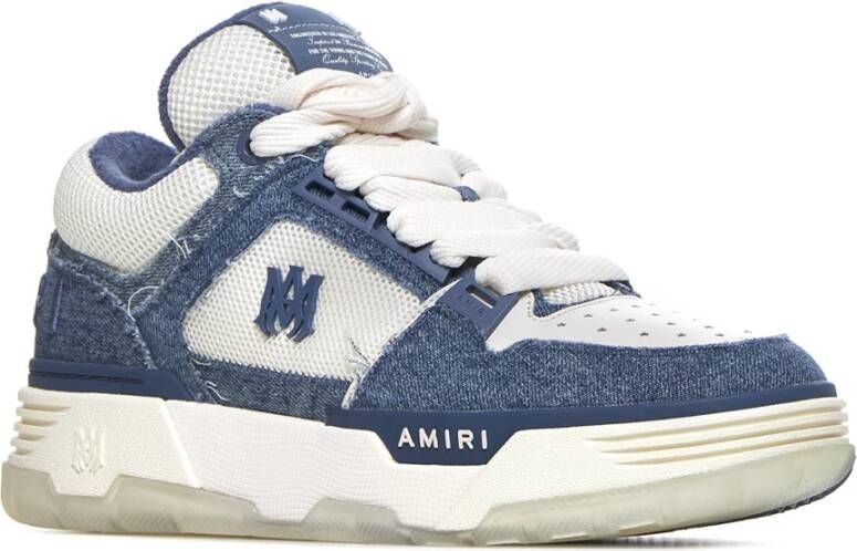 Amiri Vintage Denim Sneakers Blue Heren