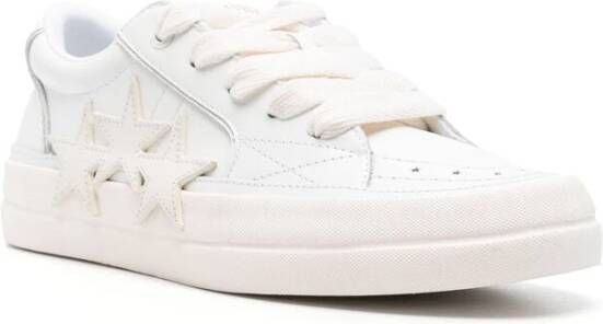 Amiri Witte Leren Sneakers met Sterrenpatch White Heren