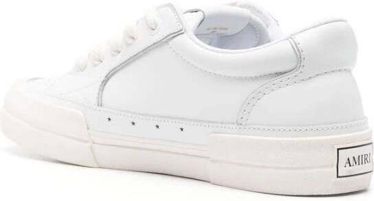 Amiri Witte Leren Sneakers met Sterrenpatch White Heren