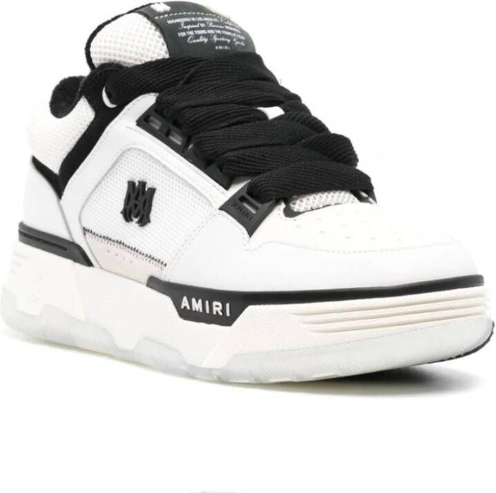 Amiri Witte Leren Sneakers White Heren