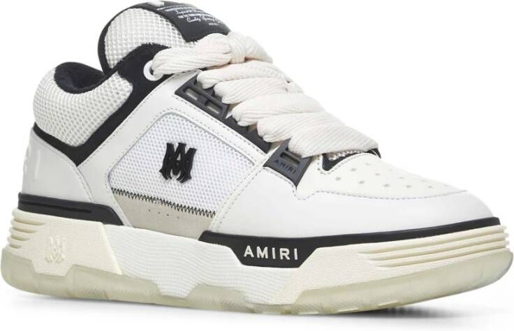 Amiri Witte Sneakers met Stervormige Perforaties White Heren