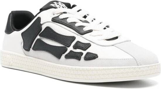 Amiri Witte Vetersneaker met Gewatteerde Enkel Multicolor Heren