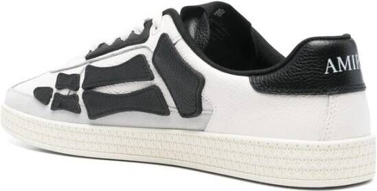 Amiri Witte Vetersneaker met Gewatteerde Enkel Multicolor Heren