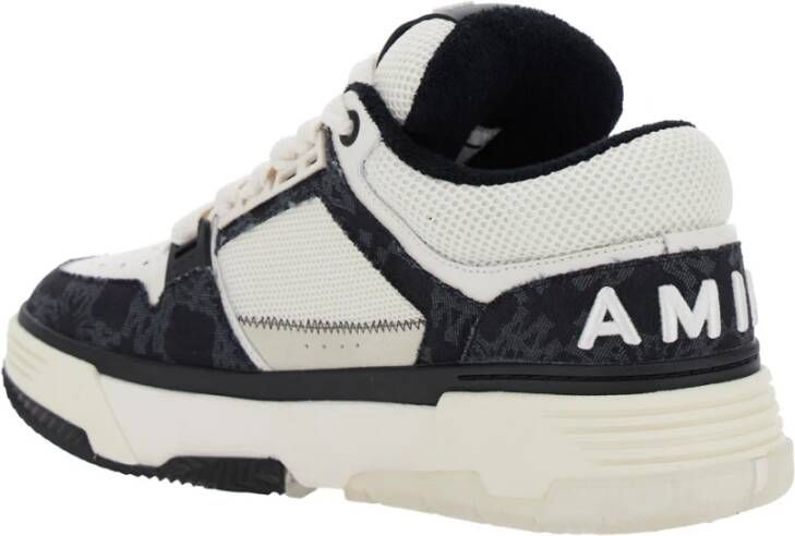 Amiri Zwarte lage sneakers met logo White Heren