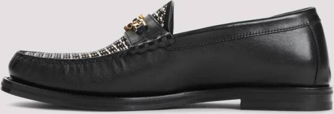 Amiri Zwarte Leren Loafers Black Heren