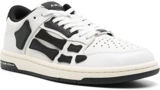 Amiri Zwarte Leren Sneakers voor Vrouwen White Dames