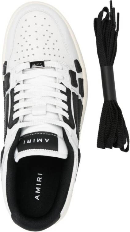 Amiri Zwarte Leren Sneakers voor Vrouwen White Dames