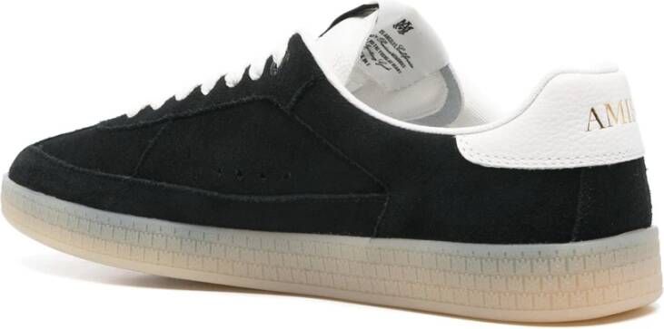 Amiri Zwarte Sneakers met Ster Patch Detail Black Heren