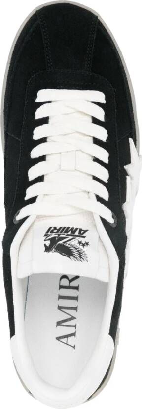 Amiri Zwarte Sneakers met Ster Patch Detail Black Heren