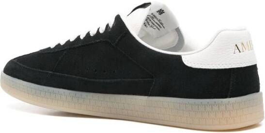 Amiri Zwarte Vetersneaker met Gewatteerde Enkel Black Heren