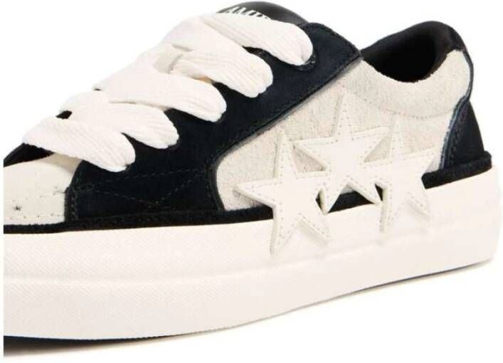 Amiri Zwart Wit Ster Patch Sneakers Black Dames