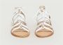 Anaki Witte Leren Gladiator Sandalen White Dames - Thumbnail 5