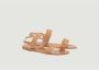 Ancient Greek Sandals Anatoli lederen sandalen Beige Dames - Thumbnail 2