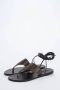 Ancient Greek Sandals Bruin Leren Enkelgebonden Flip-Flop Brown Dames - Thumbnail 2