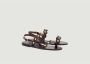 Ancient Greek Sandals Clio spiegelt lederen sandalen Bruin Dames - Thumbnail 2