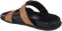 Ancient Greek Sandals Cognac Zwart Platte Sandaal Brown Dames - Thumbnail 3