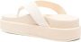 Ancient Greek Sandals Elegante Platte Sandalen met Rubberen Zool Beige Dames - Thumbnail 2