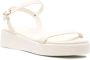 Ancient Greek Sandals Flat Sandals White Dames - Thumbnail 2