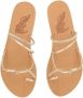 Ancient Greek Sandals Platina sandalen met kristallen Beige Dames - Thumbnail 3