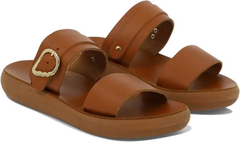 Ancient Greek Sandals Preveza Comfort Slip-on Sandalen Brown Dames