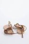 Ancient Greek Sandals Rode Leren Enkelgebonden Sandaal Brown Dames - Thumbnail 4