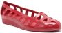 Ancient Greek Sandals Rode Platte Sandalen Red Dames - Thumbnail 2