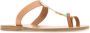 Ancient Greek Sandals Roze Leren Iris Teenslippers Pink Dames - Thumbnail 2