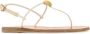 Ancient Greek Sandals Witte Leren Teenslippers White Dames - Thumbnail 2