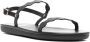 Ancient Greek Sandals Zwarte leren casual open sandalen Black Dames - Thumbnail 2