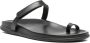 Ancient Greek Sandals Zwarte Leren Platte Sandalen Black Dames - Thumbnail 2