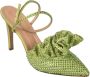 Andrea Wazen Groene Hakken Sandalen Green Dames - Thumbnail 2