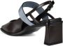 Anest Collective Bruin Leren Slingback Sandalen Brown Dames - Thumbnail 3