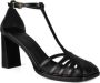 Anest Collective Zwarte Leren Spider Sandalen Black Dames - Thumbnail 3