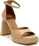 Angel Alarcon High Heel Sandals Beige Dames - Thumbnail 2