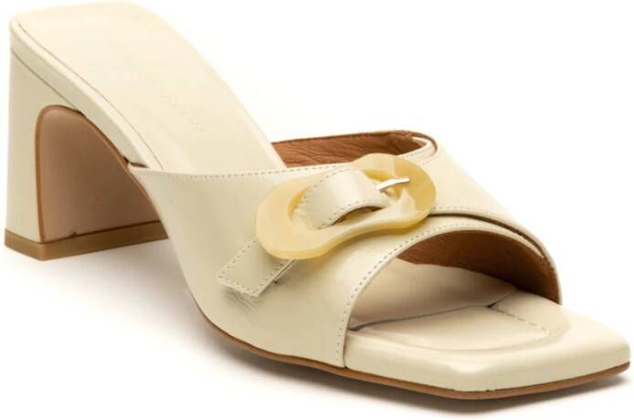 Angel Alarcon High Heel Sandals Beige Dames