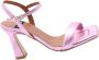 Angel Alarcon Elegant High Heel Sandals Pink Dames - Thumbnail 12