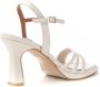 Angel Alarcon Plateau Leren Sandalen Peiron Stijl White Dames - Thumbnail 3