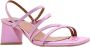 Angel Alarcon Elegant High Heel Sandals Pink Dames - Thumbnail 6