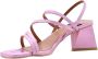 Angel Alarcon Elegant High Heel Sandals Pink Dames - Thumbnail 7