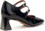 Angel Alarcon Zwart Lakleren Dubbele Gesp Pumps Black Dames - Thumbnail 3