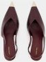 Anine Bing Burgundy Kalfsleer Pumps Red Dames - Thumbnail 4