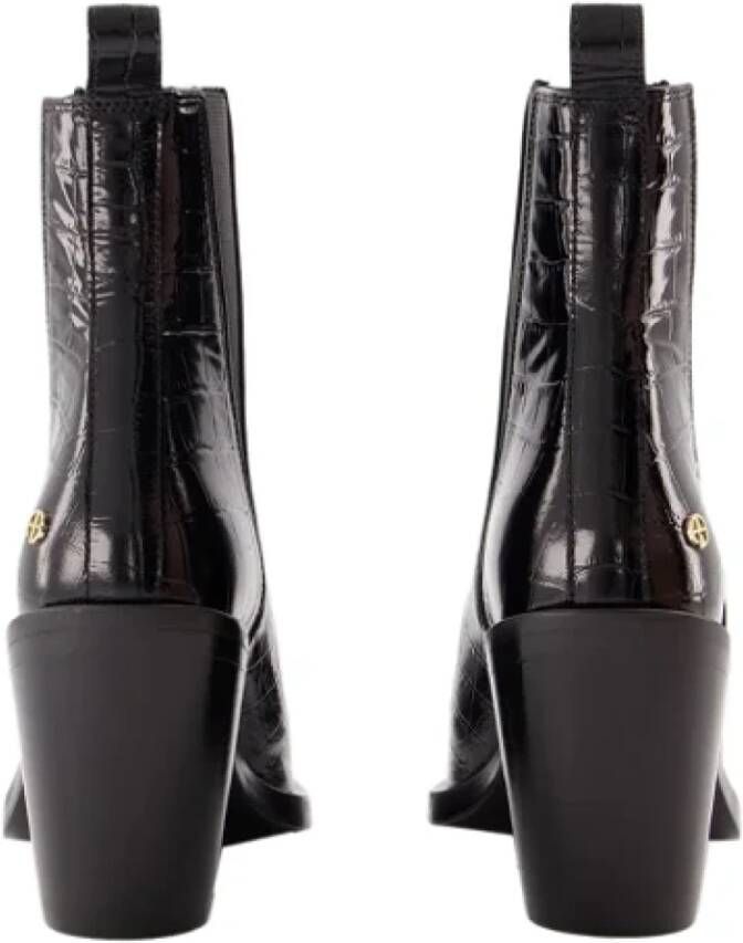 Anine Bing Leather boots Black Dames