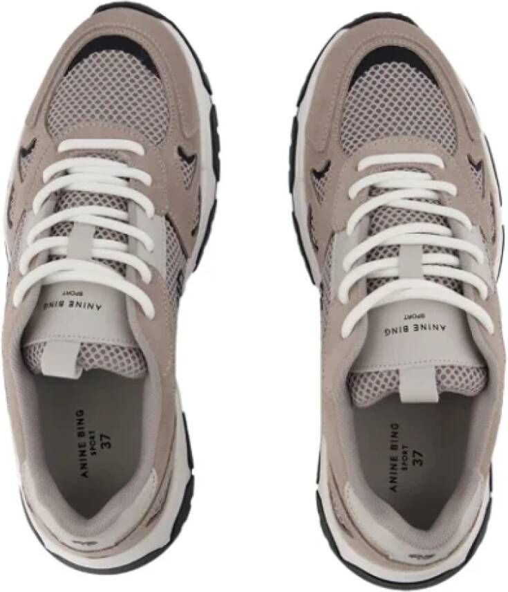 Anine Bing Leather sneakers Gray Dames