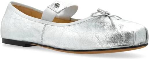 Anine Bing Leren balletflats Gray Dames